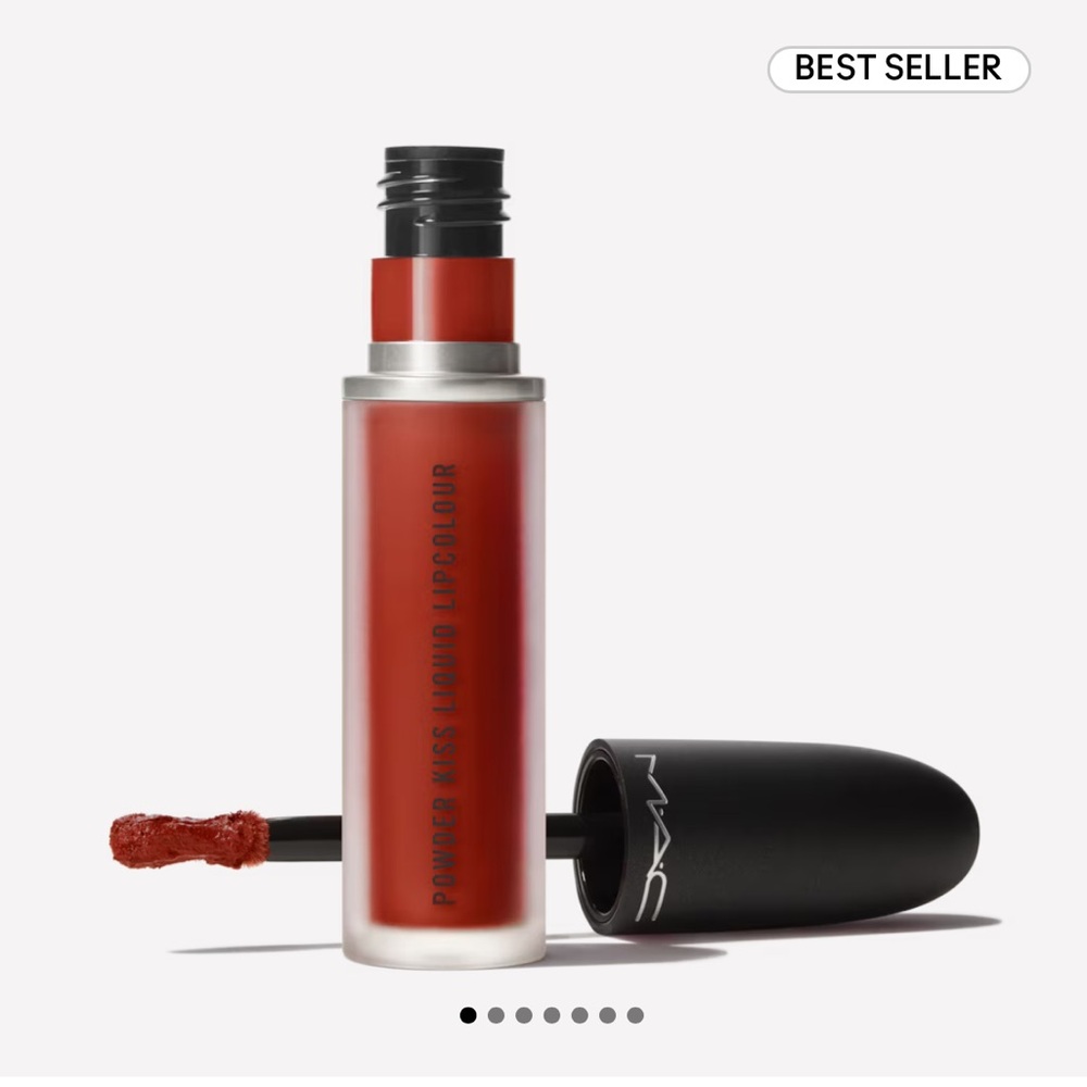 MAC Cosmetics Powder Kiss Liquid Lipcolour - Vibrant Red